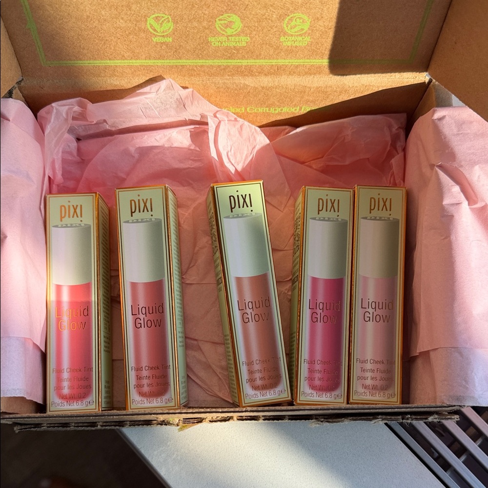 Pixi Liquid Glow Blush Collection - Pink and Red Hues